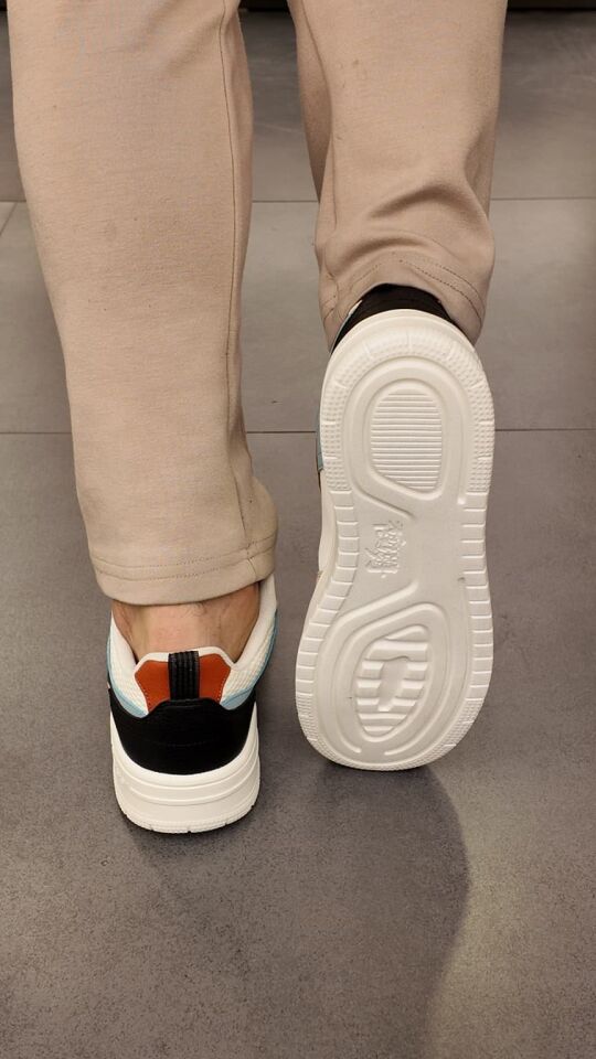 053253511 Erkek Spor Ayakkabı Ivory Black Haki - 40,5