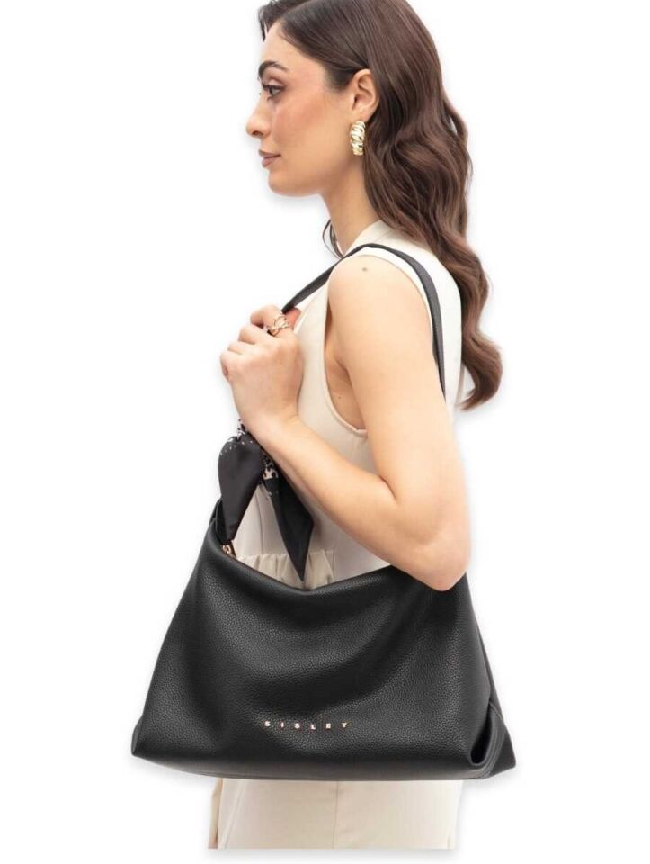 Sisley Sly 434 Kadın Kol Çantası Siyah
