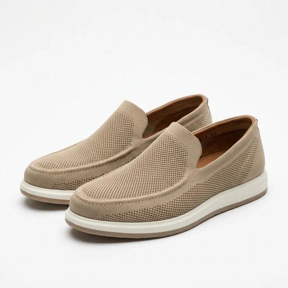 64805 Erkek Loafer Bej - 40