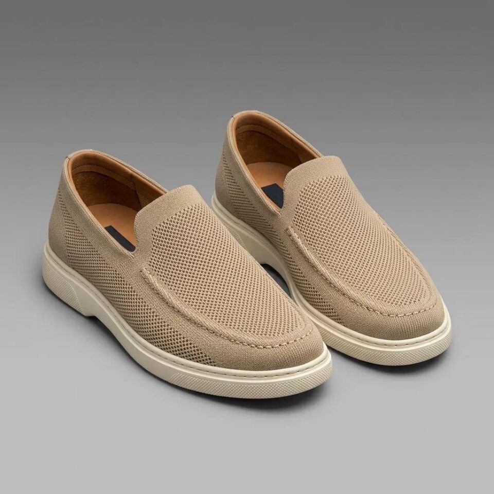 64805 Erkek Loafer Bej - 43