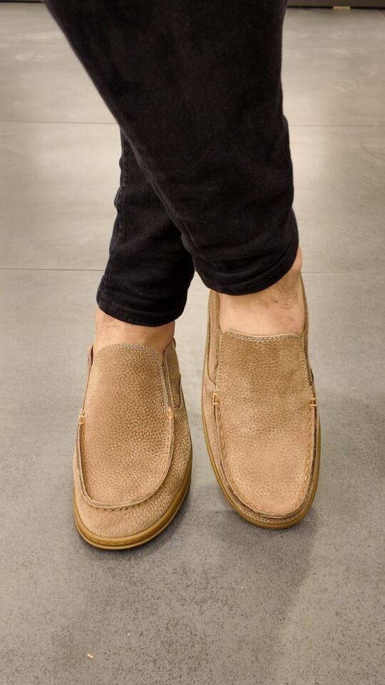 215341 Hakiki Deri Erkek Ayakkabı Toprak - 43