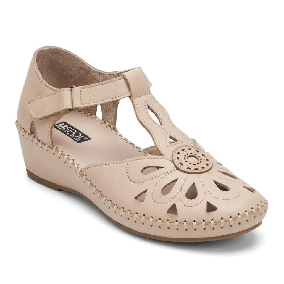 702 Hakiki Deri Kadın Ayakkabı Toprak - 37